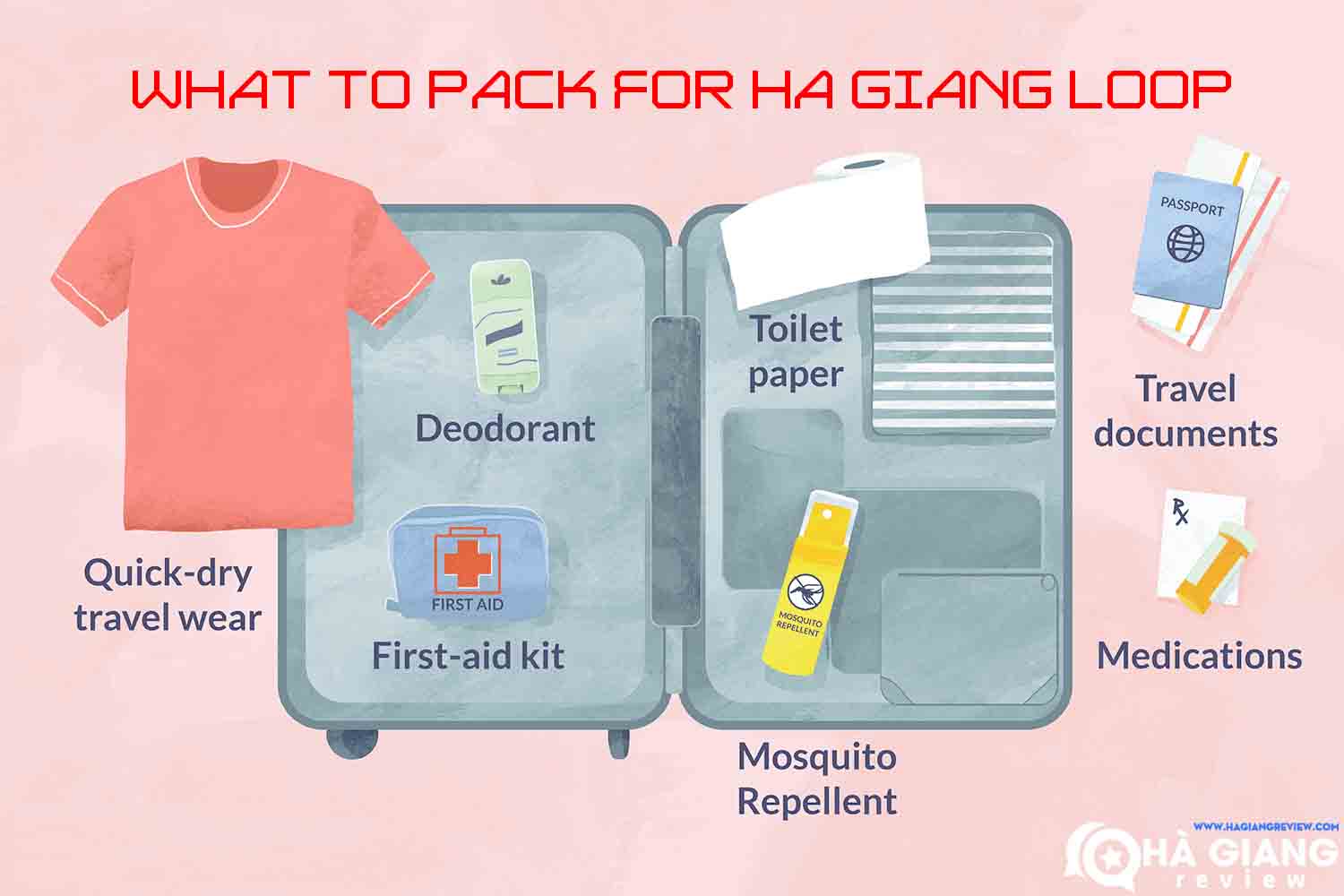 What to Pack for Ha Giang Loop